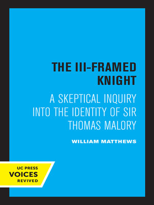 cover image of The III-Framed Knight